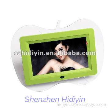 New arrival 7 inch digital photo frame with LED light